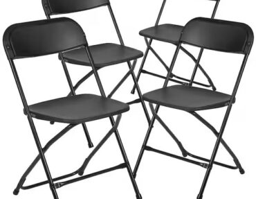 Black Foldable Chairs