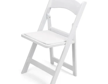 White Resin Chair